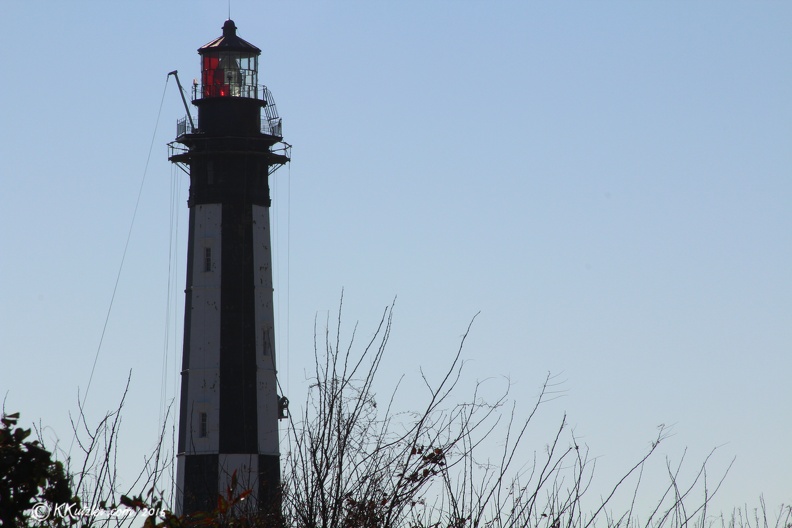 New Cape Henry Lighthouse with scaffolding up the sides being repainted
Oct 19 2016 20161019_1456.JPG